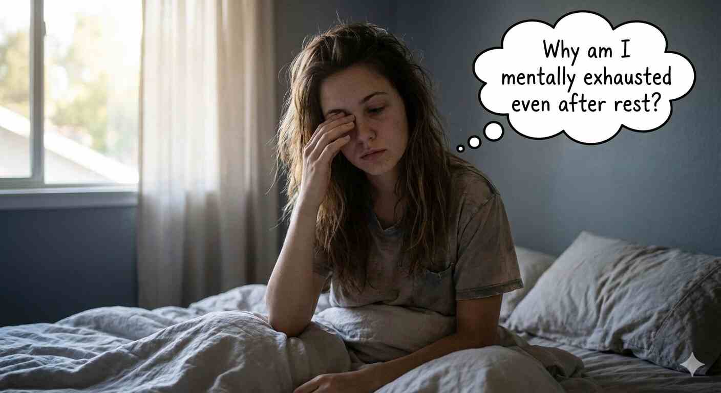 mentally exhausted even after rest